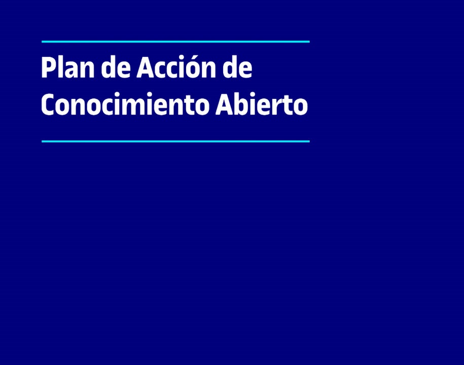 Plan de acción de conocimiento abierto